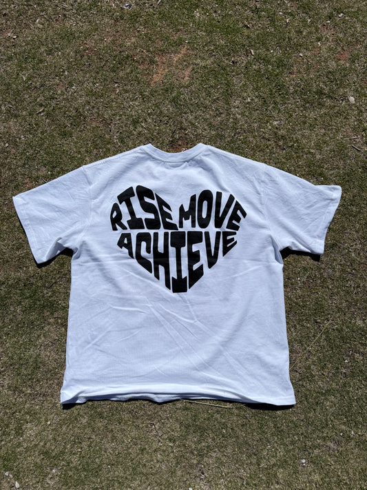 "RMA" Oversized Tee - White
