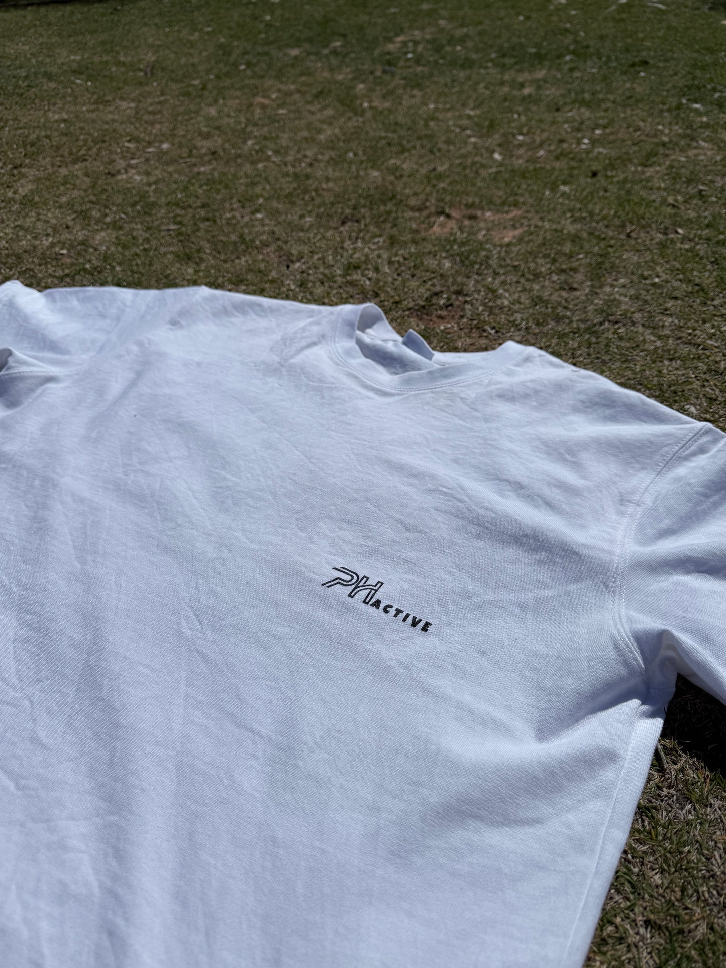 "RMA" Oversized Tee - White