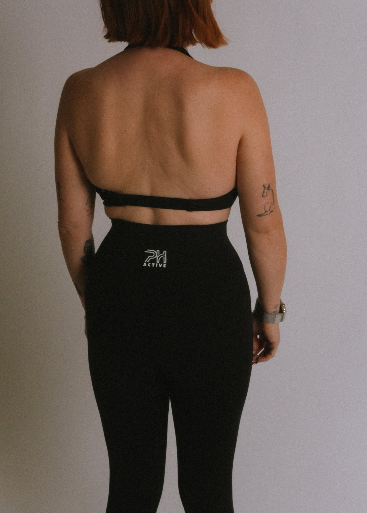 'Hunter' Halter Crop - Black
